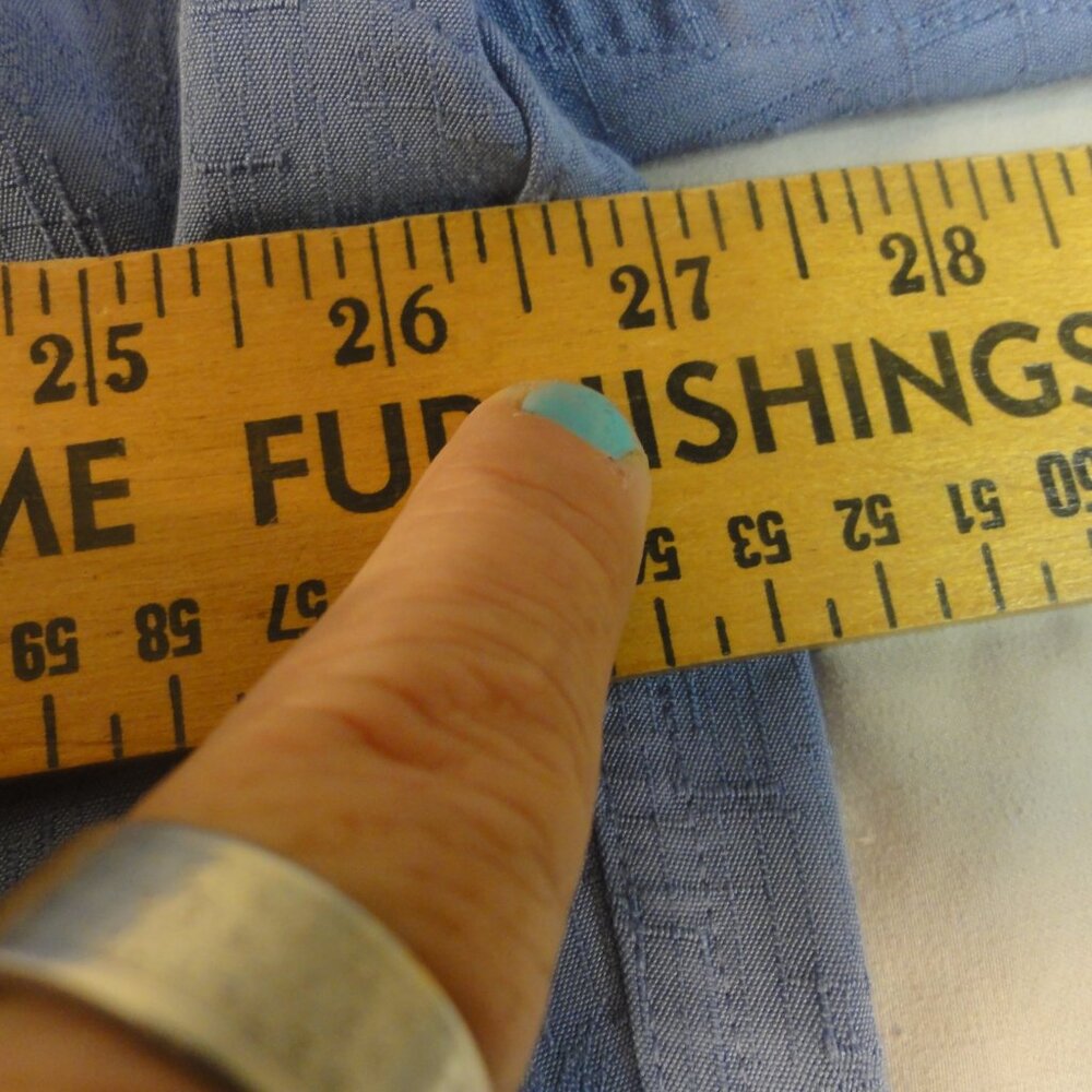 Bill Blass Premium Shirt Mens Size XXL Blue Button Front Single Pocket‎ - Picture 9 of 12